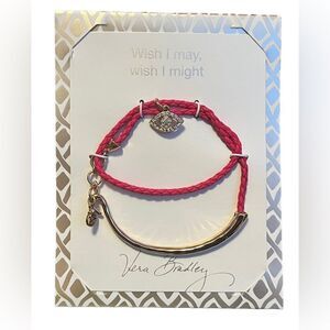 NWT Vera Bradley Wish I May Wish I Might Rhinestone Evil Eye Wrap Bracelet